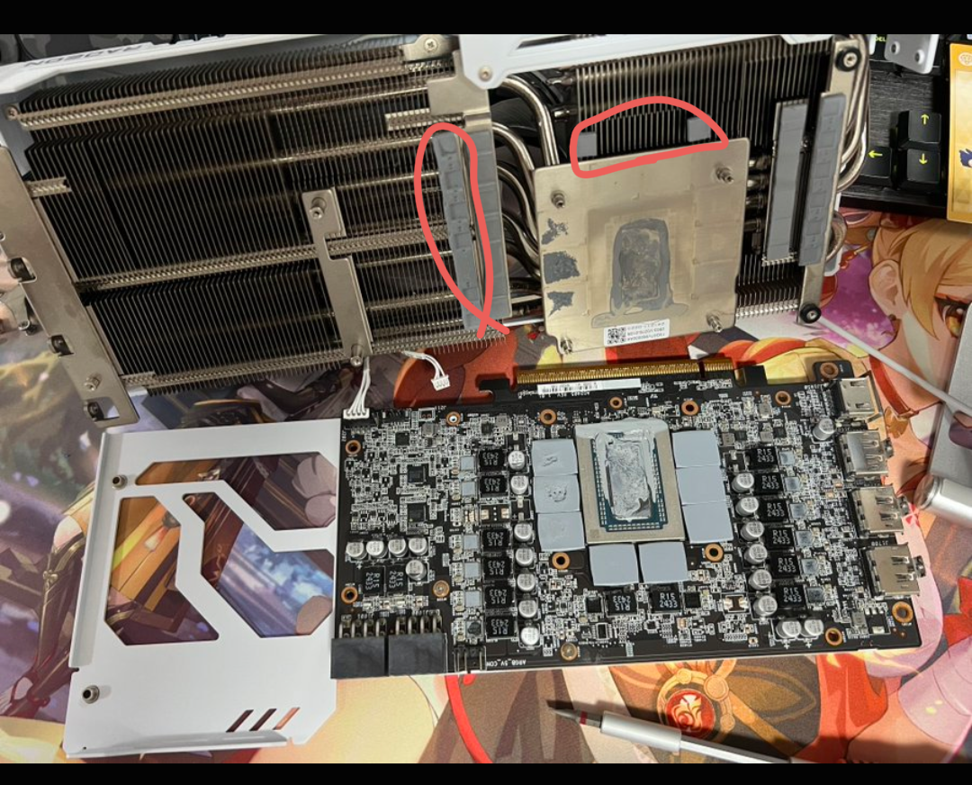 Radeon RX 9000シリーズ、サーマルパッドの厚みや配置でメモリを割るリスク？