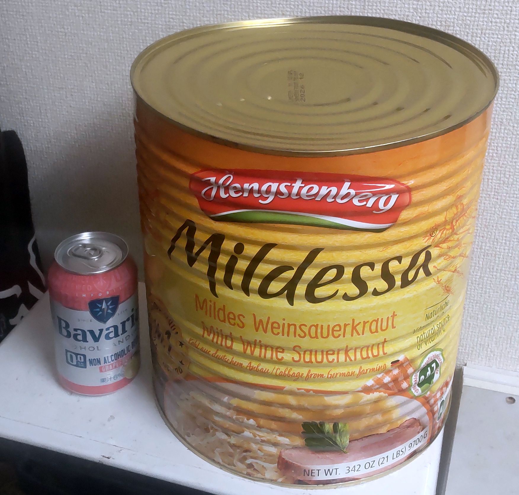 サンプル百貨店のザワークラウト、缶が重すぎて容量が不安www